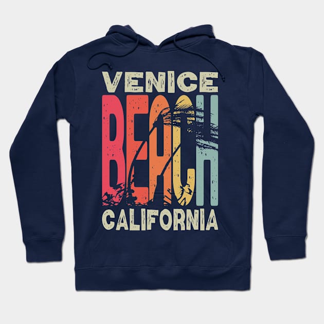 Venice Beach California Hoodie by Etopix